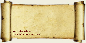 Anđela Belodedić vizit kartica